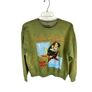 Smashing Pumpkins Mellon Collie 1996 Tour Graphic Sweatshirt Green Large